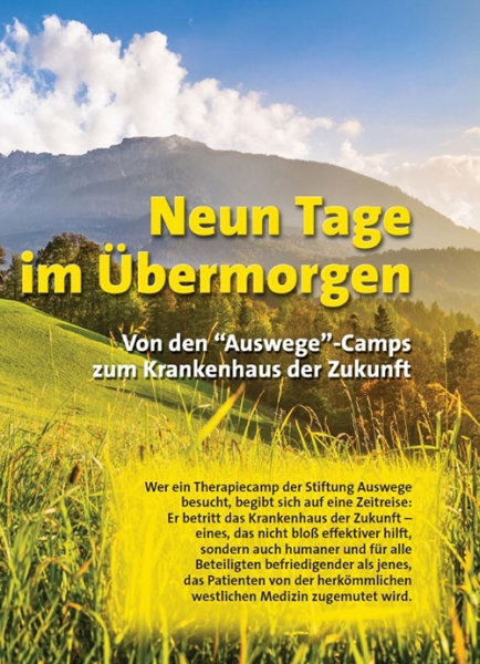 Folder "Neun Tage im Übermorgen - Von den 'Auswege'-Camps zum Krankenhaus der Zukunft"