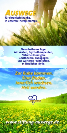 Flyer "Die AUSWEGE - Sommercamps"